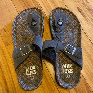 Gray MukLuk Sandals